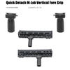 Ventilated Ergonomic M-LOK Vertical QD Fore Grip, Round Handle