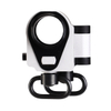 AR Folding Stock Adapter for AR9/AR15,2 QD Sling Swivel Mount,2 QD Holes Support 50° Movement.Gen.4,Zebra